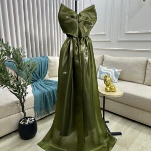 فساتين سهره لون اخضر