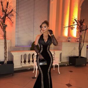 فساتين سهره لون اسود