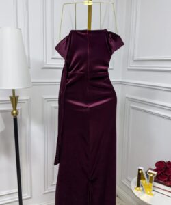 فساتين سهره لون بنفسجي