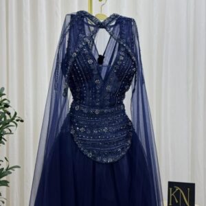 فساتين سهره لون كحلي