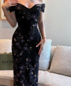 فساتين سهره لون اسود