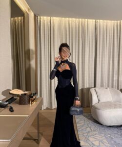 فساتين سهره لون اسود