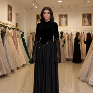 فساتين سهره لون اسود