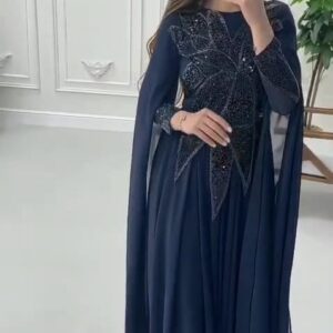 فساتين سهره لون كحلي