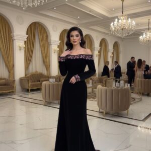 فساتين سهره لون اسود