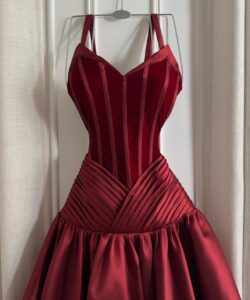 فستان سهره لون احمر