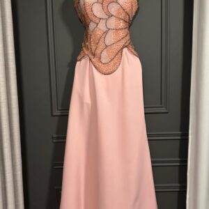 فستان سهره لون وردي