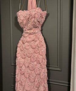 فستان سهره لون وردي