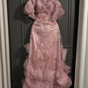 فستان سهره لون وردي