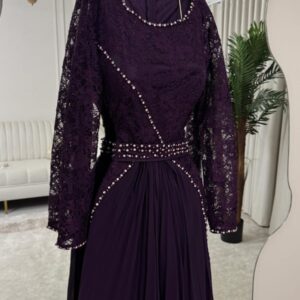 فستان سهره لون بنفسجي