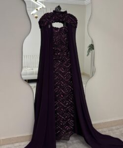 فستان سهره لون بنفسجي