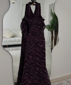 فستان سهره لون بنفسجي