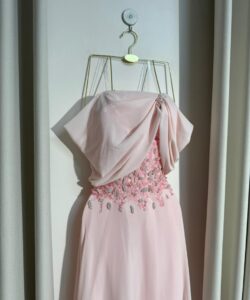 فستان سهره لون وردي