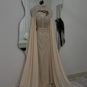 فستان سهره لون بيج