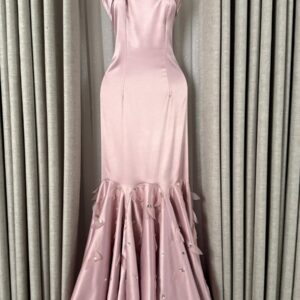 فستان سهره لون وردي