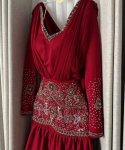 فستان سهره لون احمر