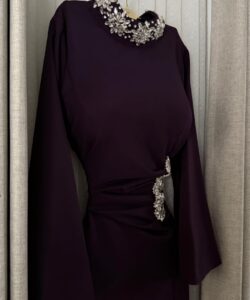 فستان سهرة لون بنفسجي