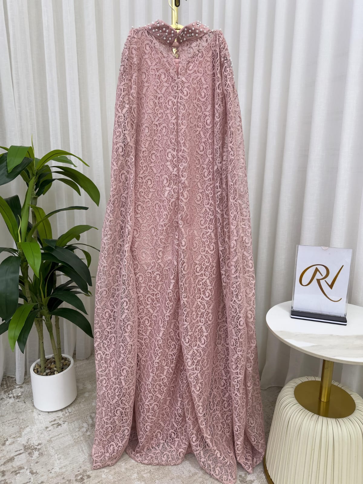 فستان سهرة لون وردي - الصورة 2