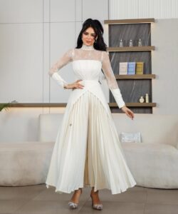 فستان سهره لون ابيض