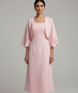 فستان سهره لون وردي