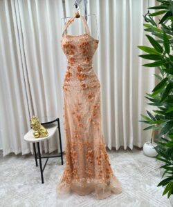 فستان سهره لون كافية