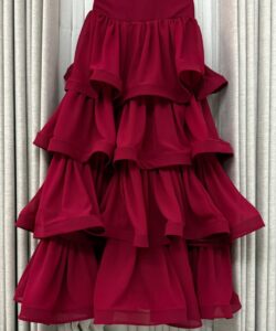 فستان سهرة لون احمر