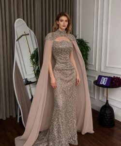 فستان سهرة فخم وأنيق